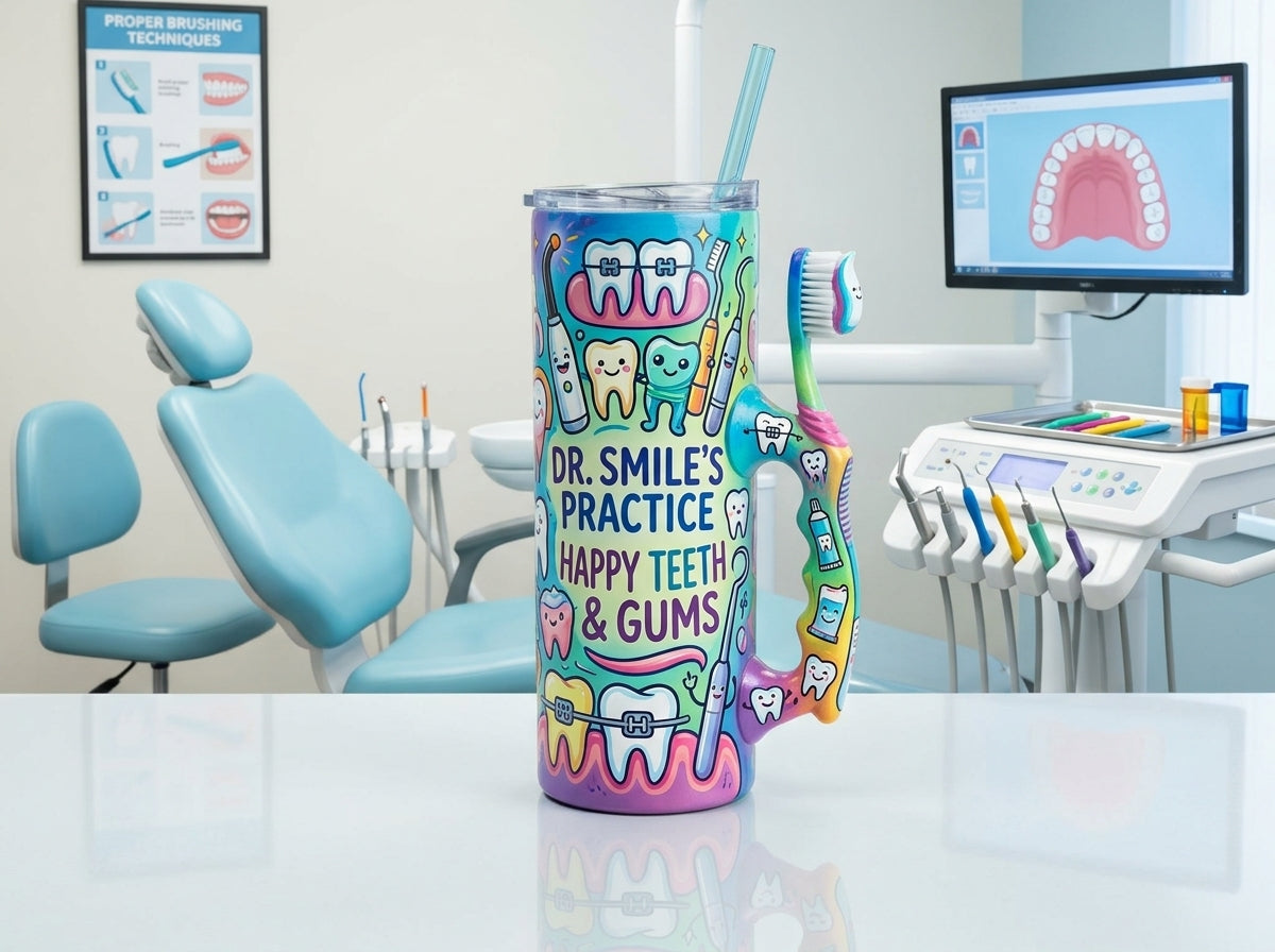 Toothbrush Tumbler Handle 3D Printing STL – Digital Download