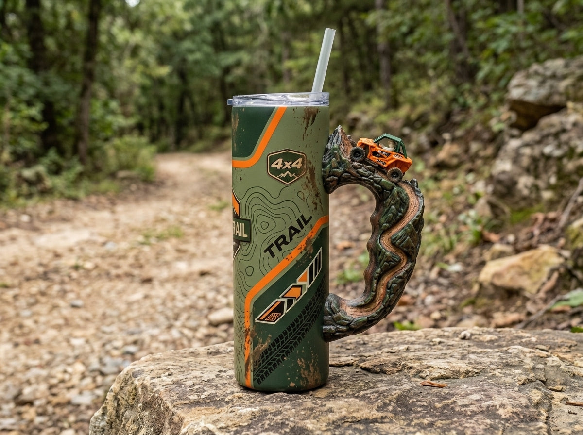 3D Printed Tumbler Handles - Multiple Designs - Off-Road Series