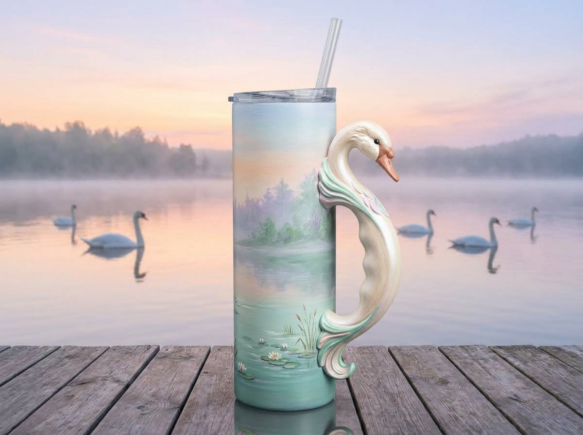 Swan V1 Tumbler Handle 3D Printing STL – Digital Download