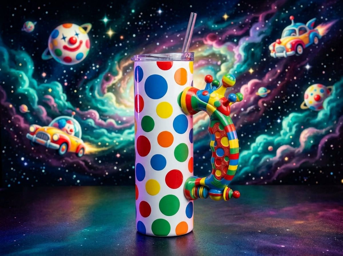 Clown Zapper V1 Tumbler Handle 3D Printing STL – Digital Download