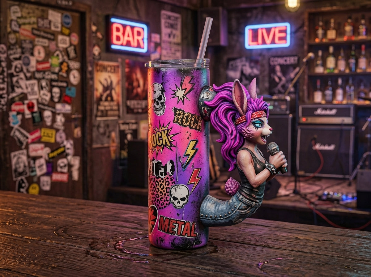 3D Printed Tumbler Handles - Multiple Designs - Rockin Critters Series