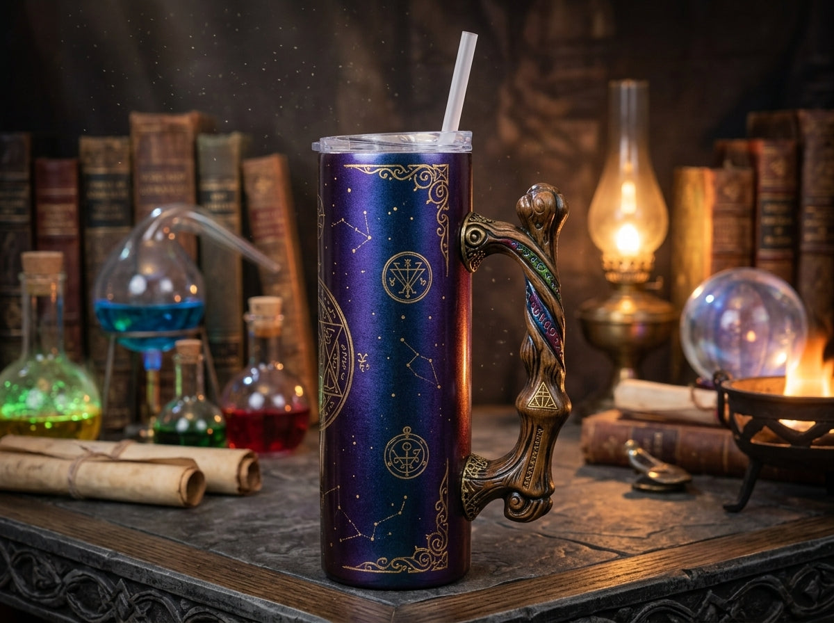 Magic Wand V1 Tumbler Handle 3D Printing STL – Digital Download