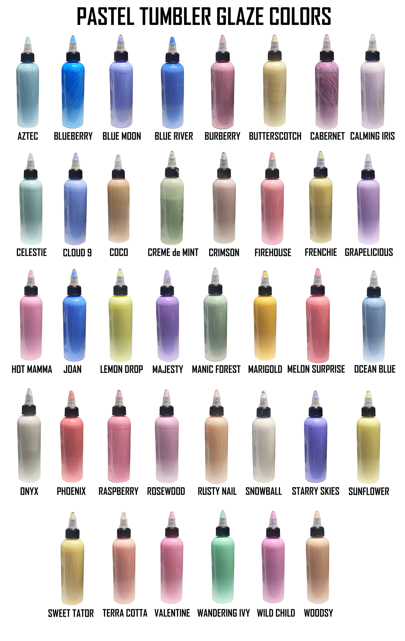 Pastel Tumbler Glaze - All About That Glaze