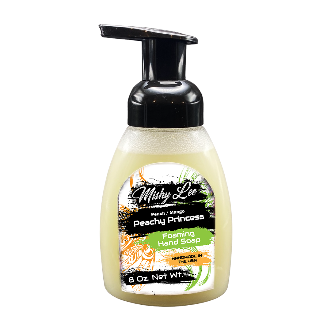 Peachy Princess 8 Oz - Mishy Lee Foaming Hand Soap