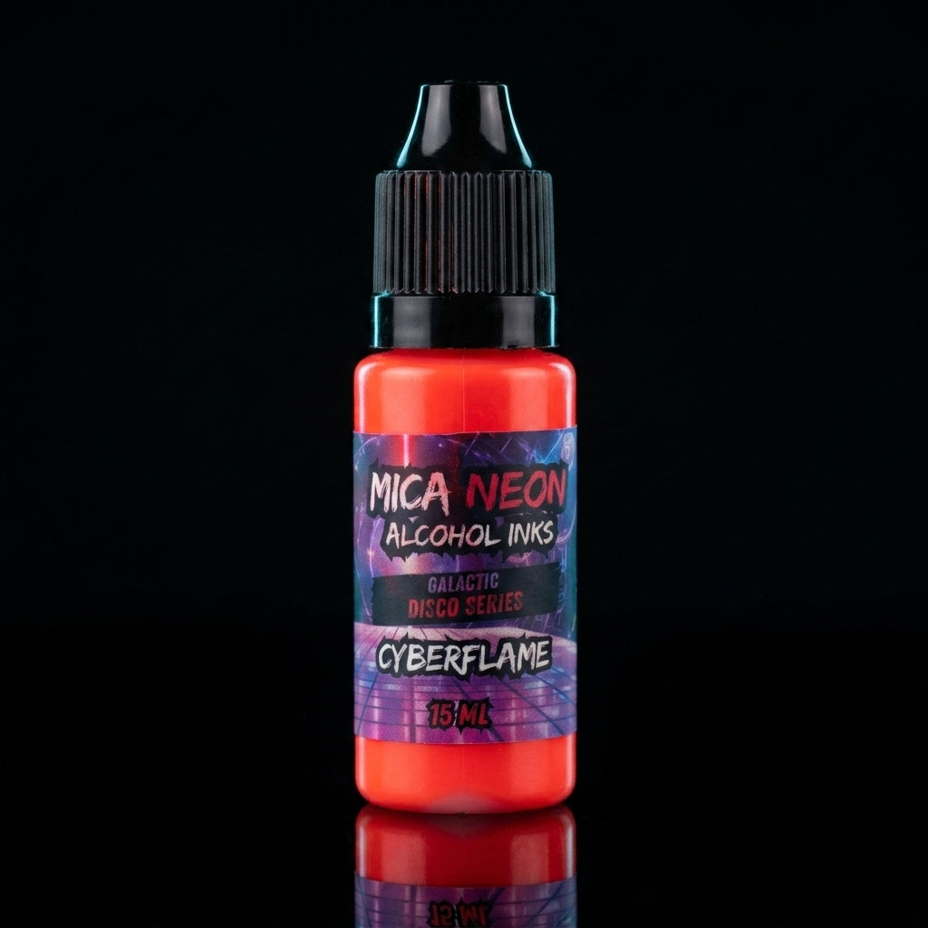 Mishy Lee Alcohol Inks - Galactic Disco Neon Mica Inks - 15mL