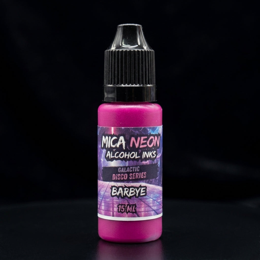 Mishy Lee Alcohol Inks - Galactic Disco Neon Mica Inks - 15mL