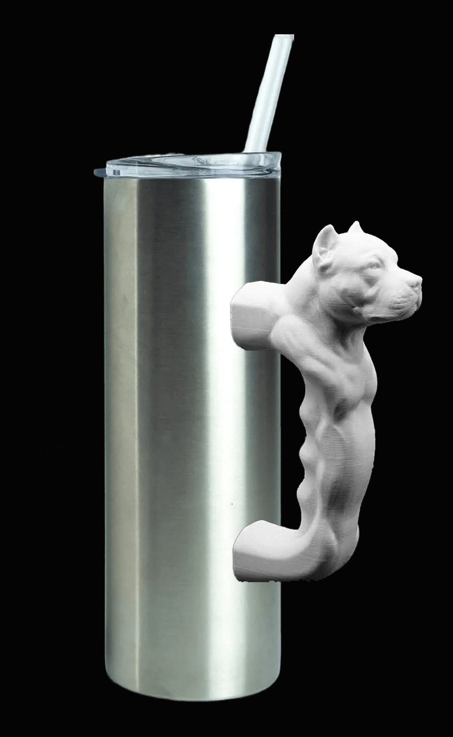 3D Printed Tumbler Handles - Multiple Designs - Pitbull Series