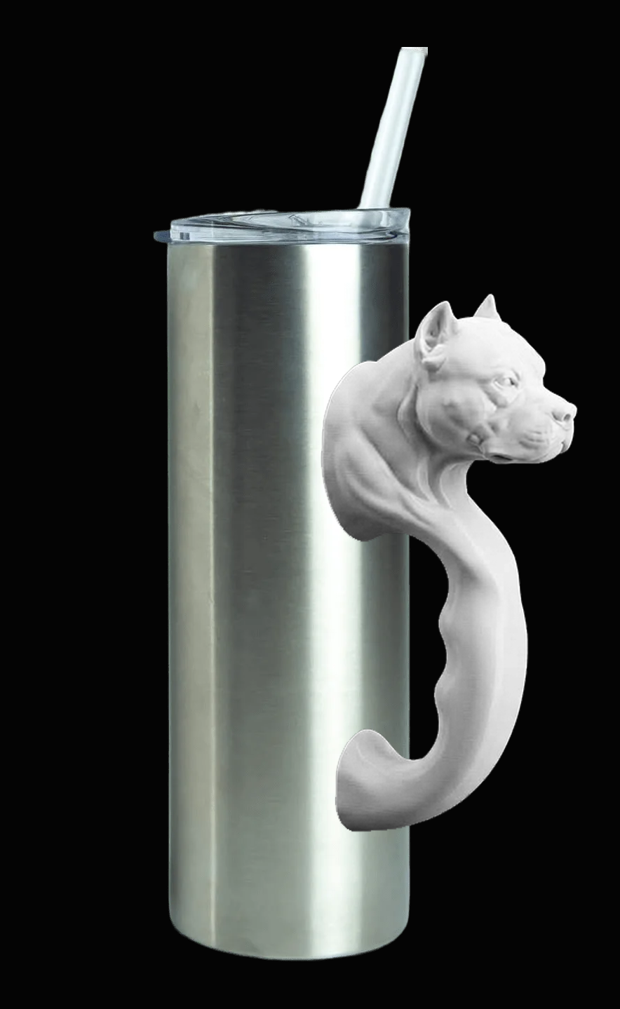 3D Printed Tumbler Handles - Multiple Designs - Pitbull Series