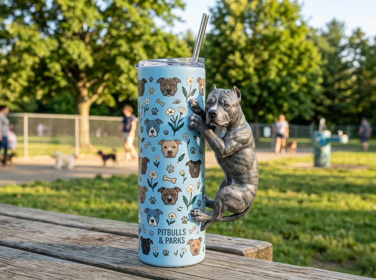 Pitbull V2 Tumbler Handle 3D Printing STL – Digital Download