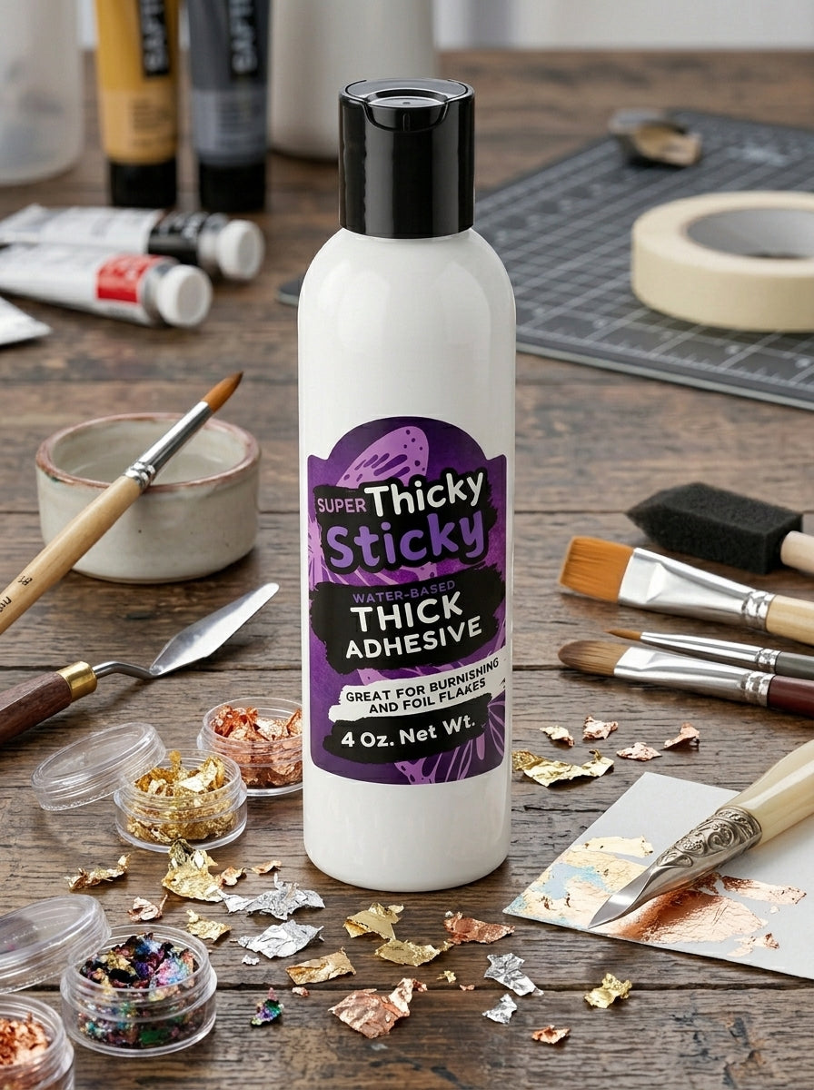 Mishy Lee Thicky Sticky Foil Flake and Burnishing Adhesive