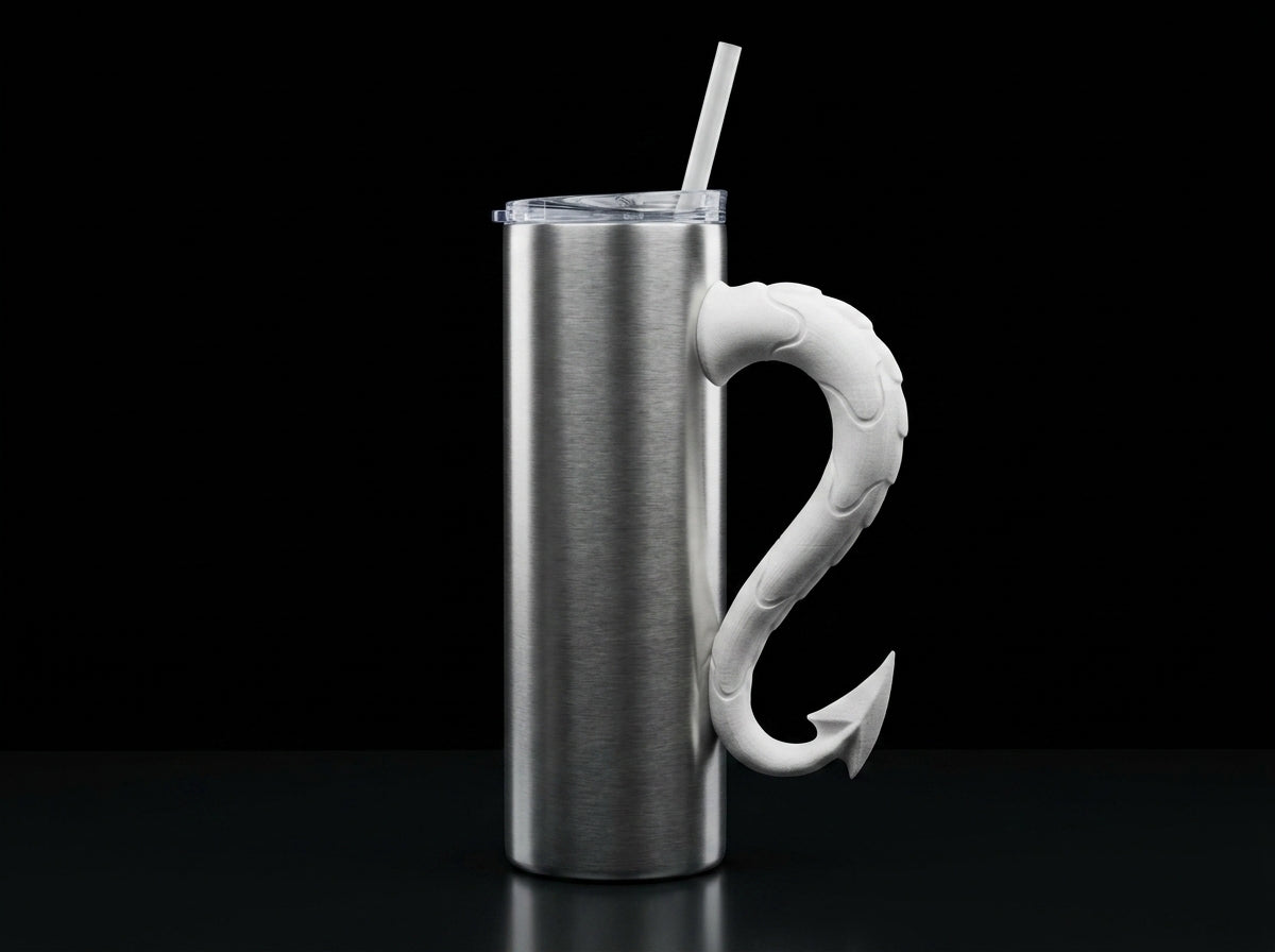 Dragon Tail V1 Tumbler Handle 3D Printing STL – Digital Download