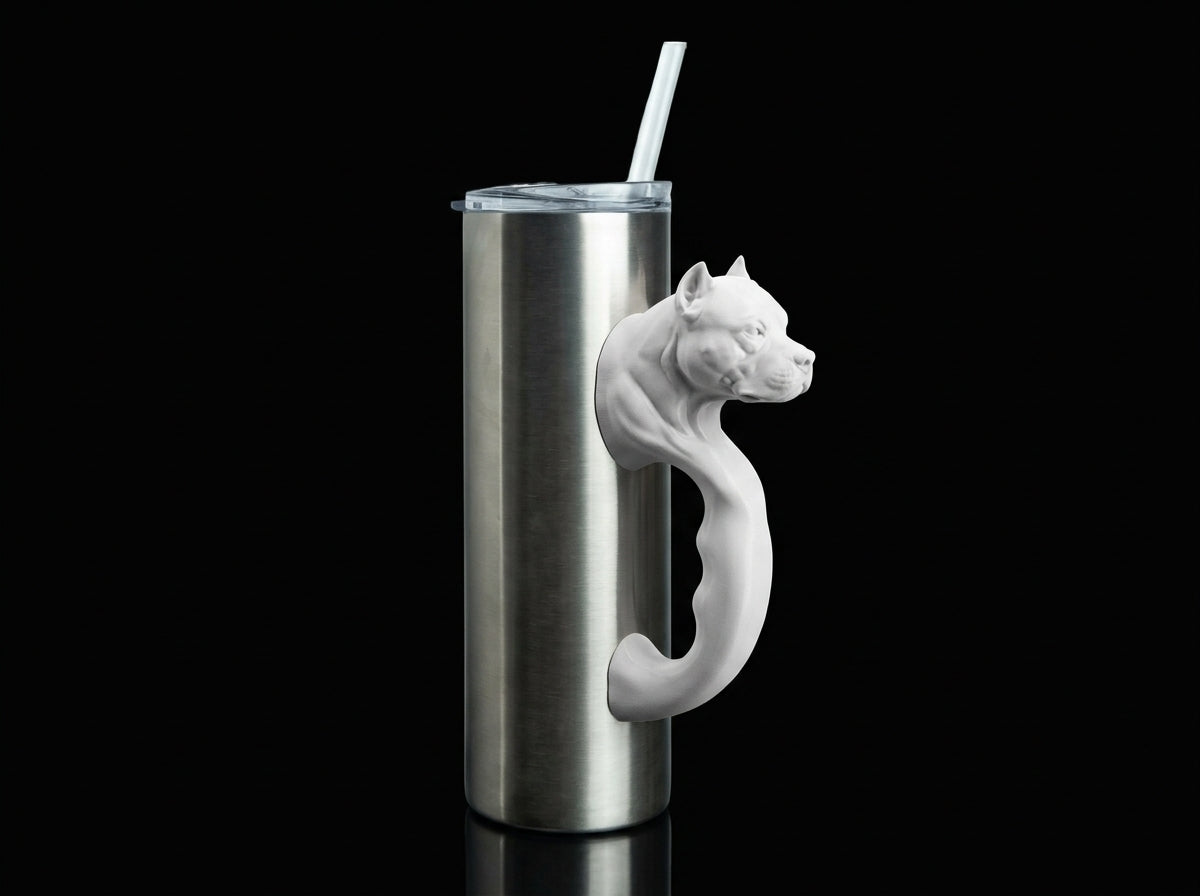 Pitbull V3 Tumbler Handle 3D Printing STL – Digital Download