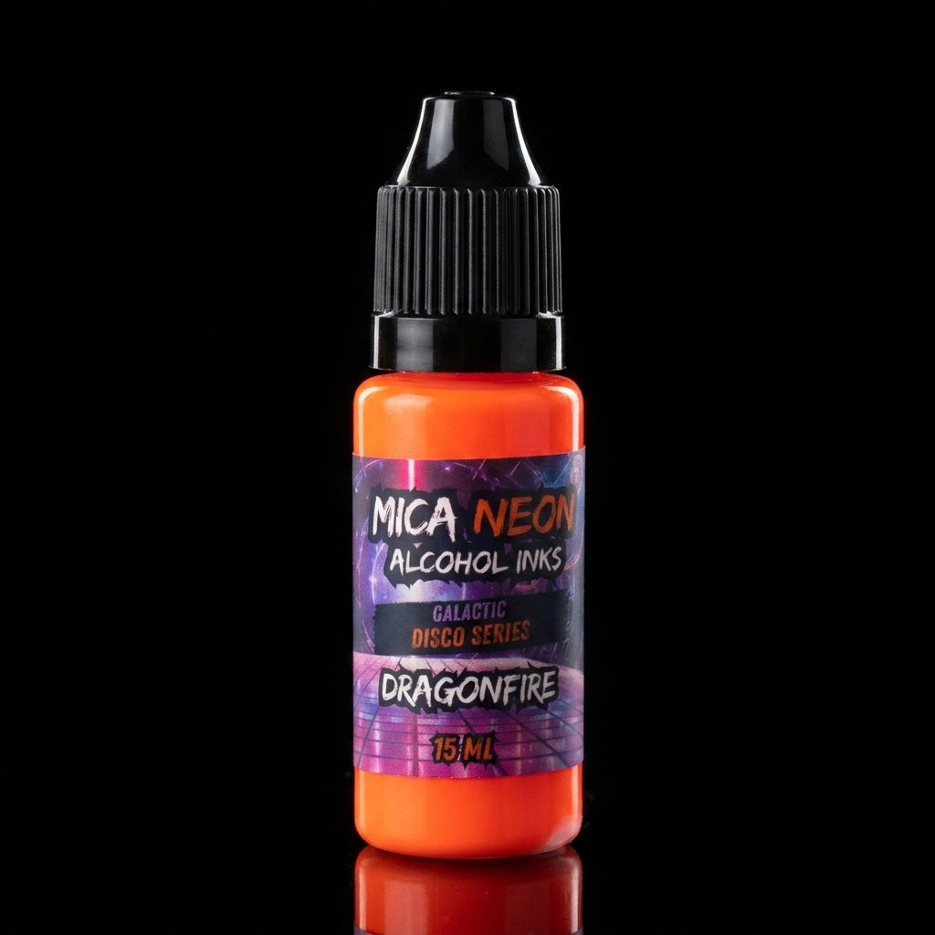 Mishy Lee Alcohol Inks - Galactic Disco Neon Mica Inks - 15mL