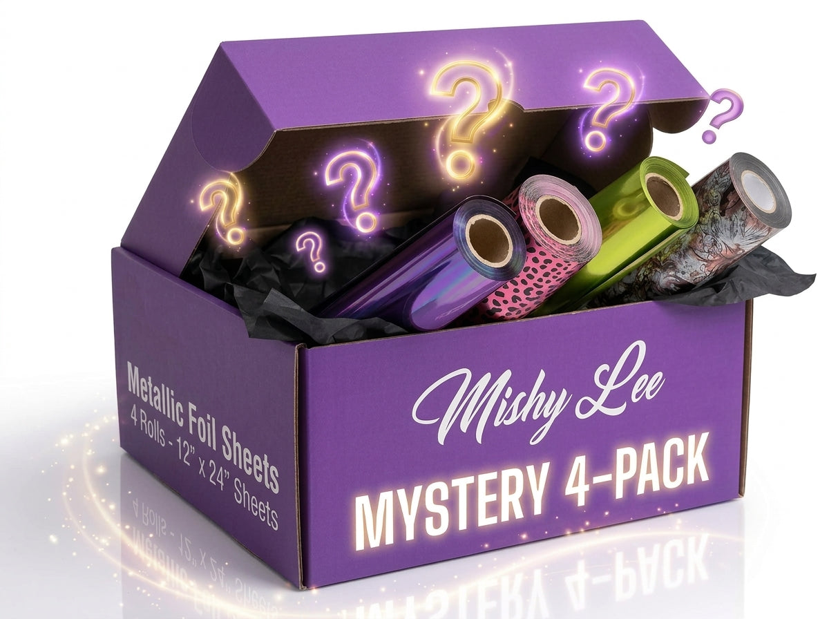 Metallic Foil Sheets - Mystery Box - 4 Rolls