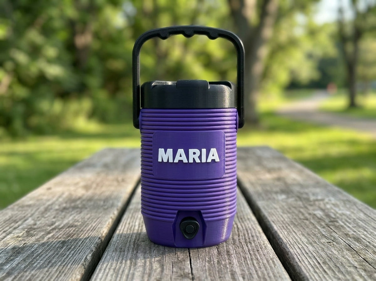 3D Printed Classic Cooler Can Holder - Customizable