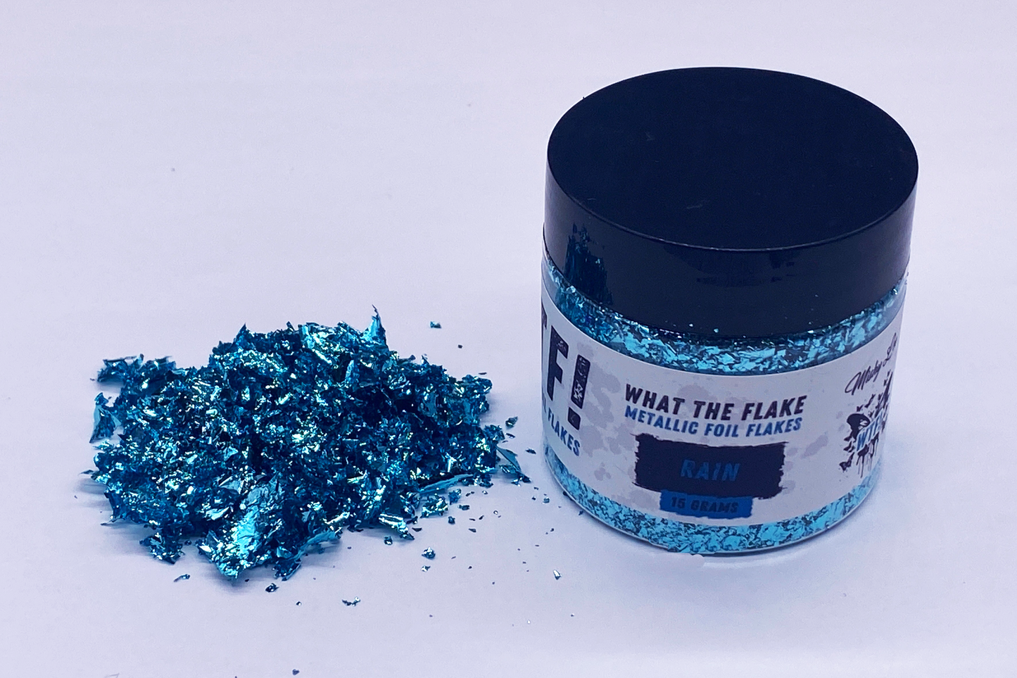 WTF Metallic Foil Flakes - Rain