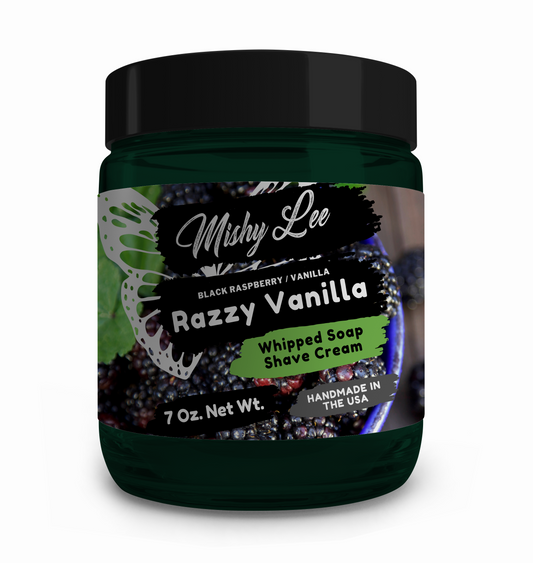 Razzy Vanilla Whipped Soap and Shave - 7 Oz.