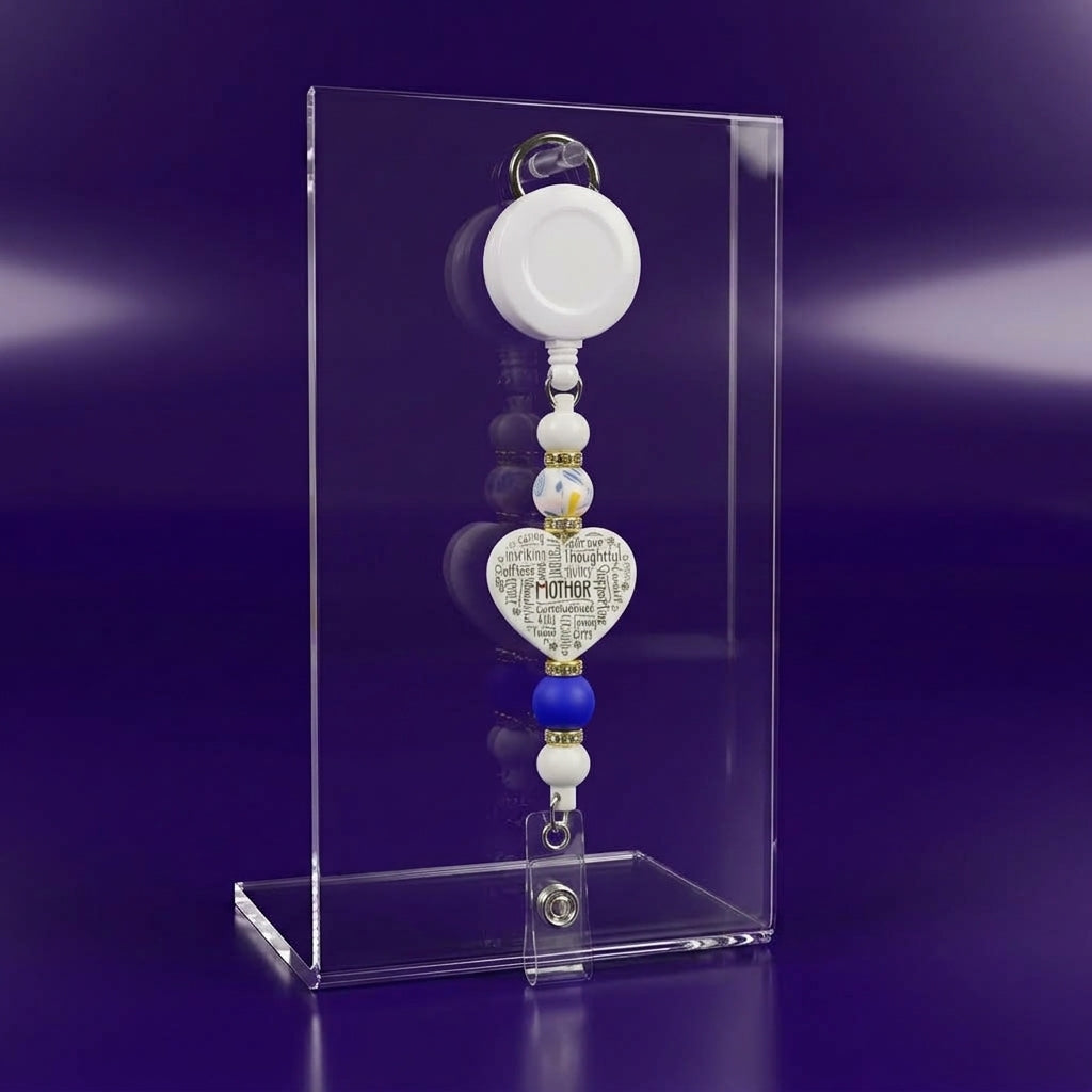 Custom Beaded Badge Reels
