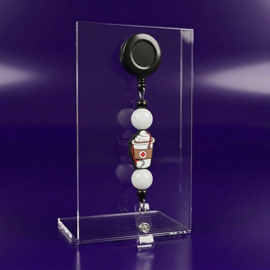 Custom Beaded Badge Reels