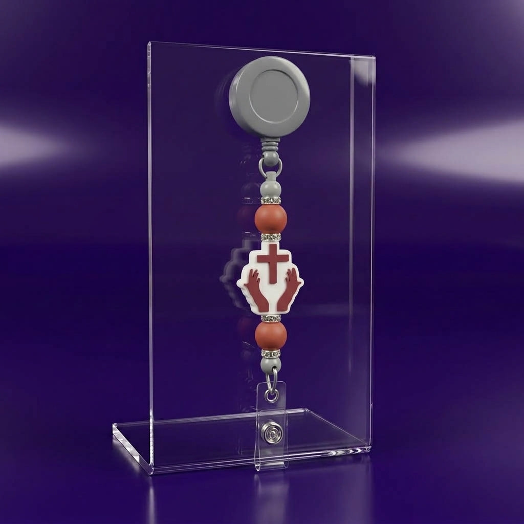 Custom Beaded Badge Reels