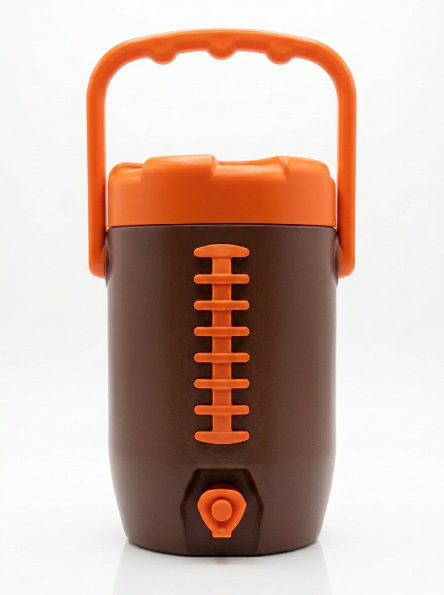 3D Printed Team Spirit Football Can Holder - Customizable Colors