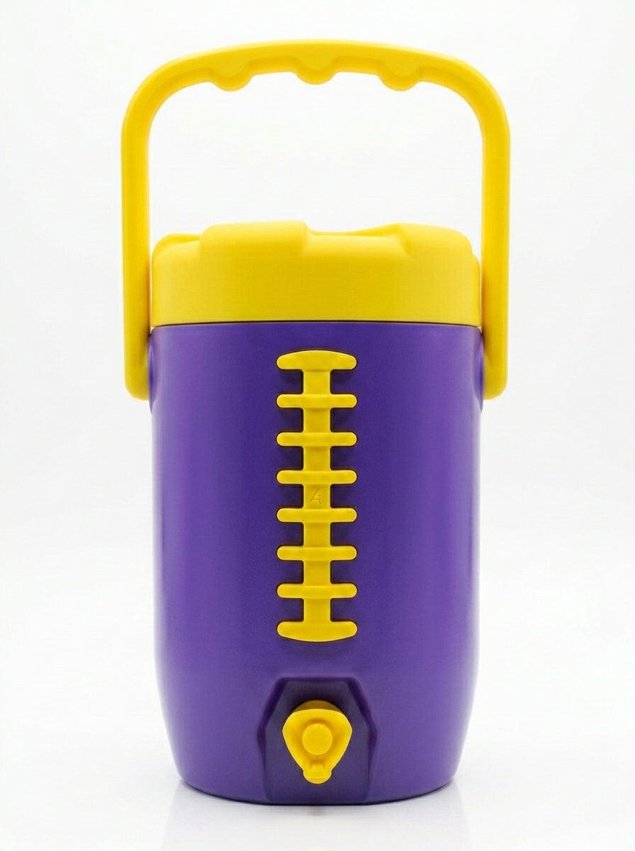 3D Printed Team Spirit Football Can Holder - Customizable Colors