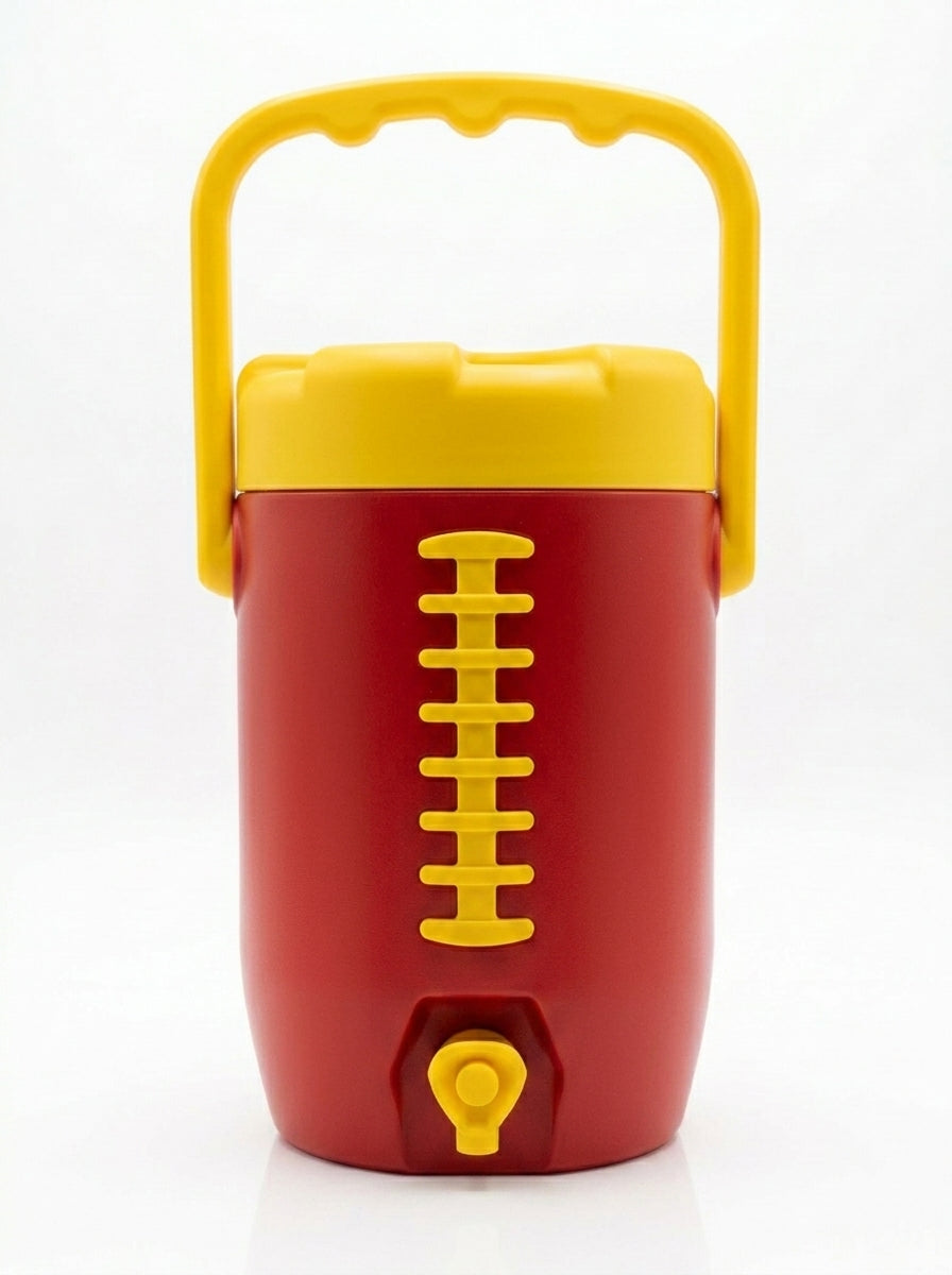 3D Printed Team Spirit Football Can Holder - Customizable Colors