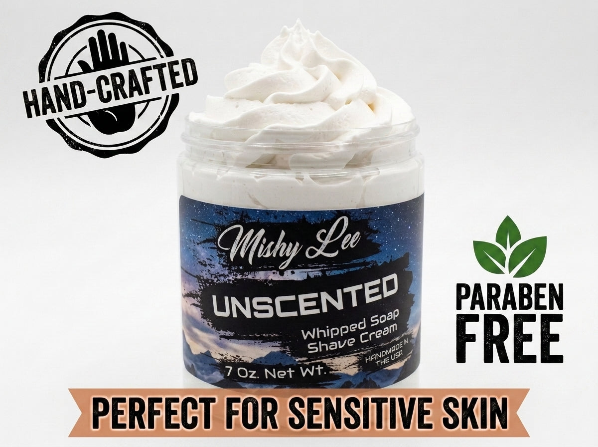 Unscented Whipped Soap and Shave Cream