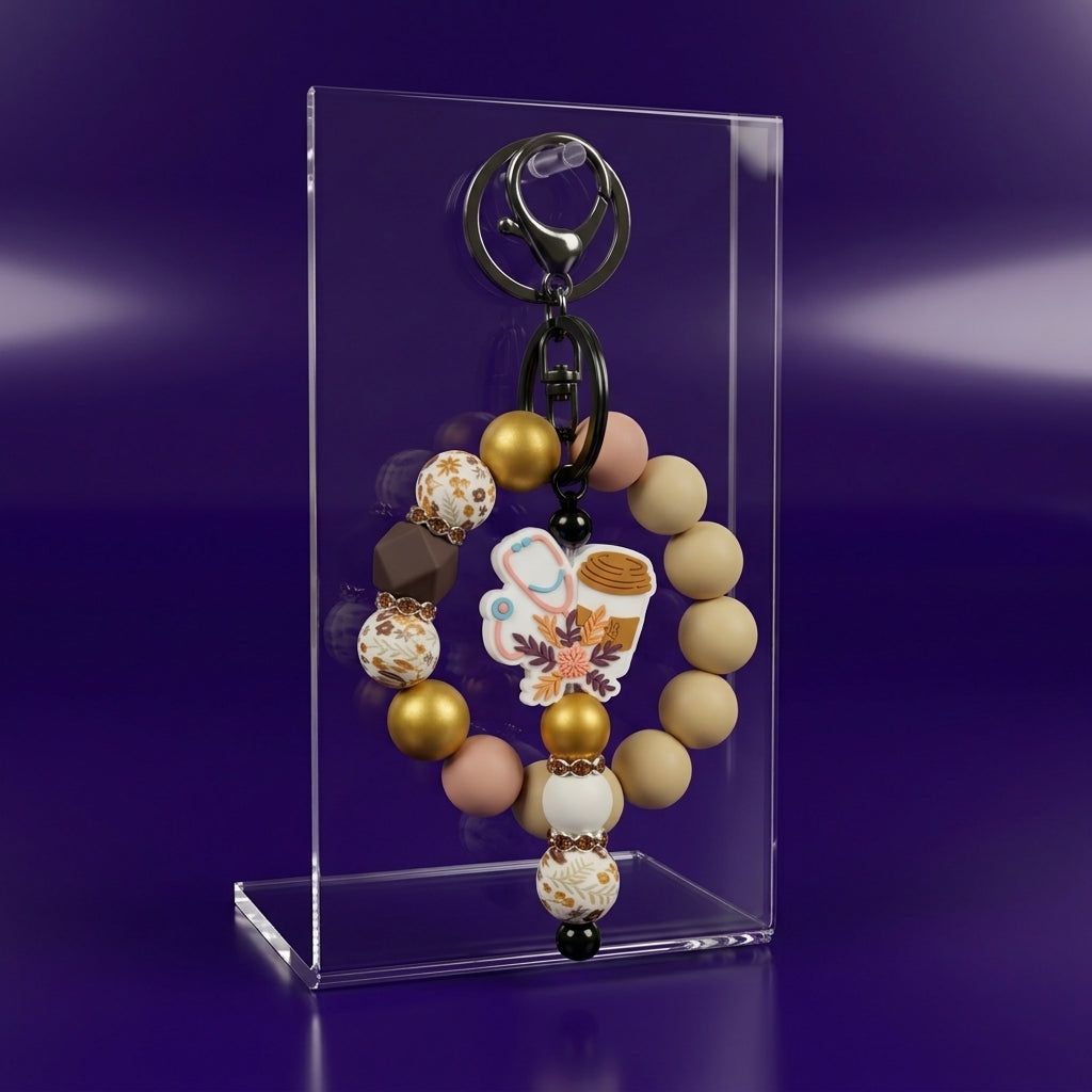 Custom Beaded Keychains