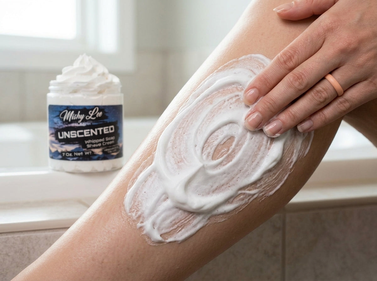 Unscented Whipped Soap and Shave Cream