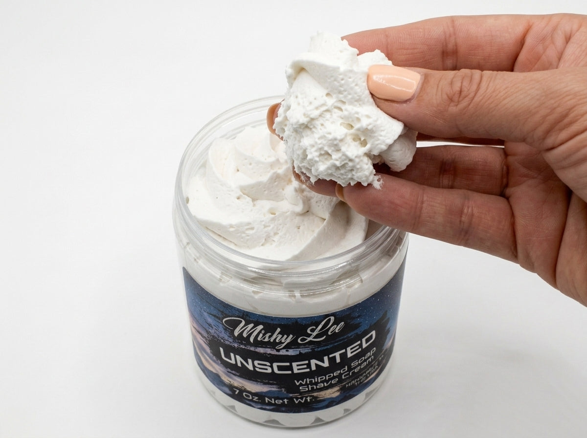 Unscented Whipped Soap and Shave Cream
