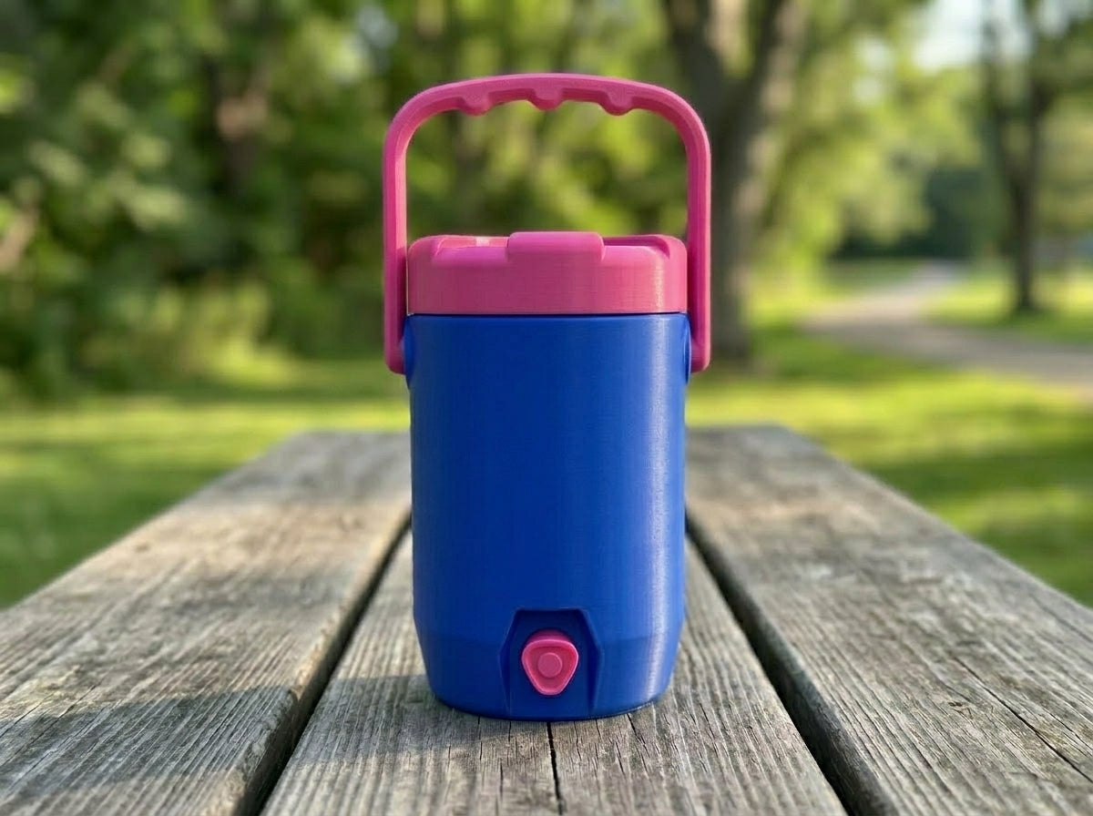 3D Printed Classic Cooler Can Holder - Customizable Colors