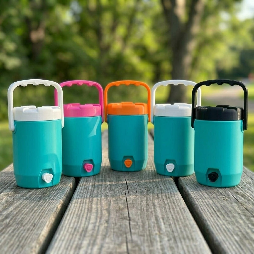 3D Printed Classic Cooler Can Holder - Customizable Colors