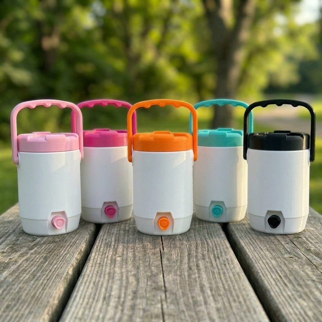 3D Printed Classic Cooler Can Holder - Customizable Colors