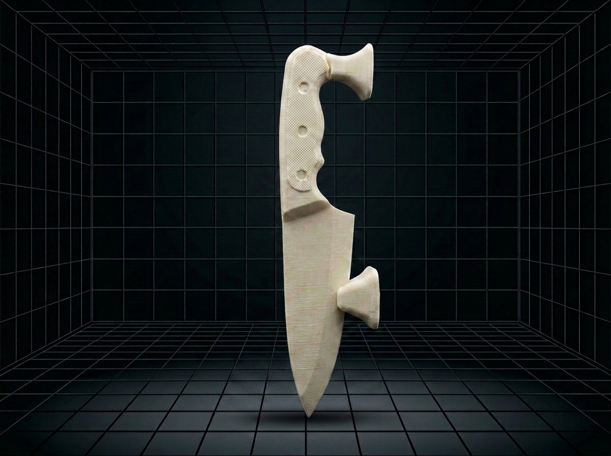 Kitchen Knife V2 Tumbler Handle 3D Printing STL – Digital Download