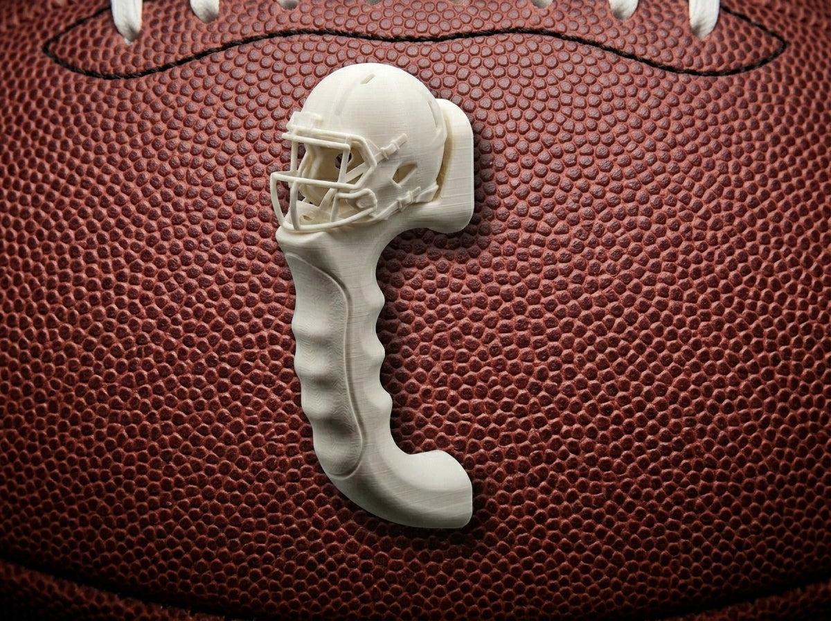 Football Helmet Tumbler Handle 3D Printing STL – Digital Download