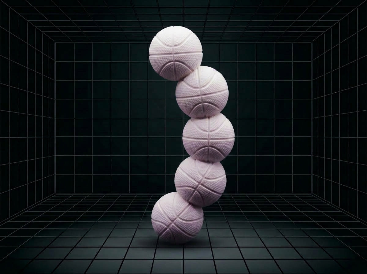 Stacked Basketballs Tumbler Handle 3D Printing STL – Digital Download