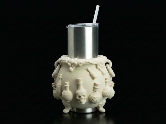 Magic Potion Cauldron Tumbler Sleeve 3D Printing STL – Digital Download