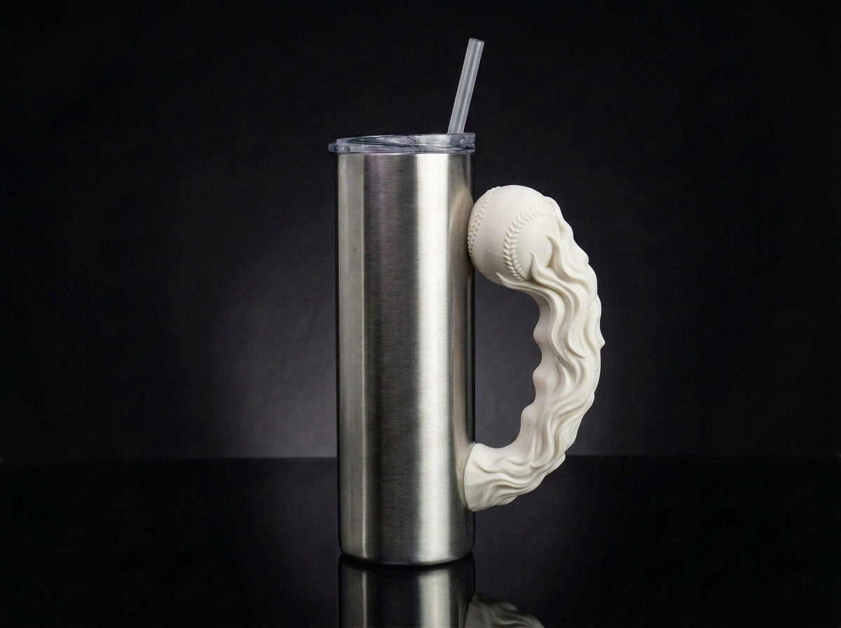 3D Printed Tumbler Handles - Multiple Designs - Players Club Baseball-Softball Series