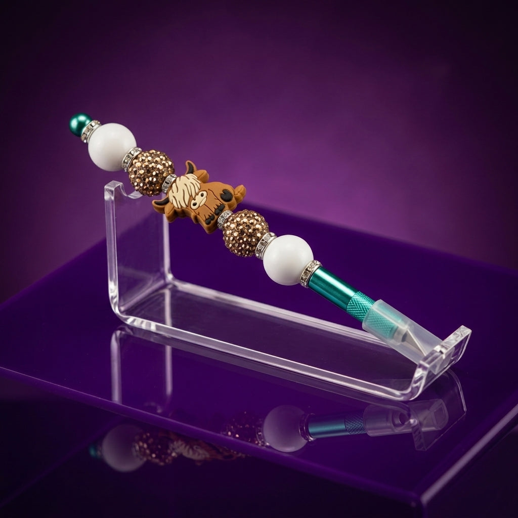 Custom Beaded Utility Knifes