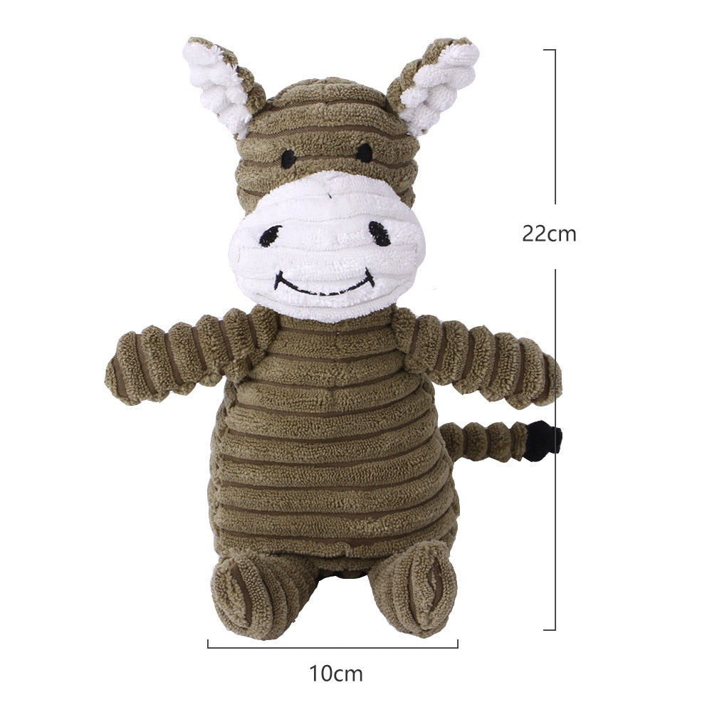 Plush Dog Toy Animals For Small and Large Dogs