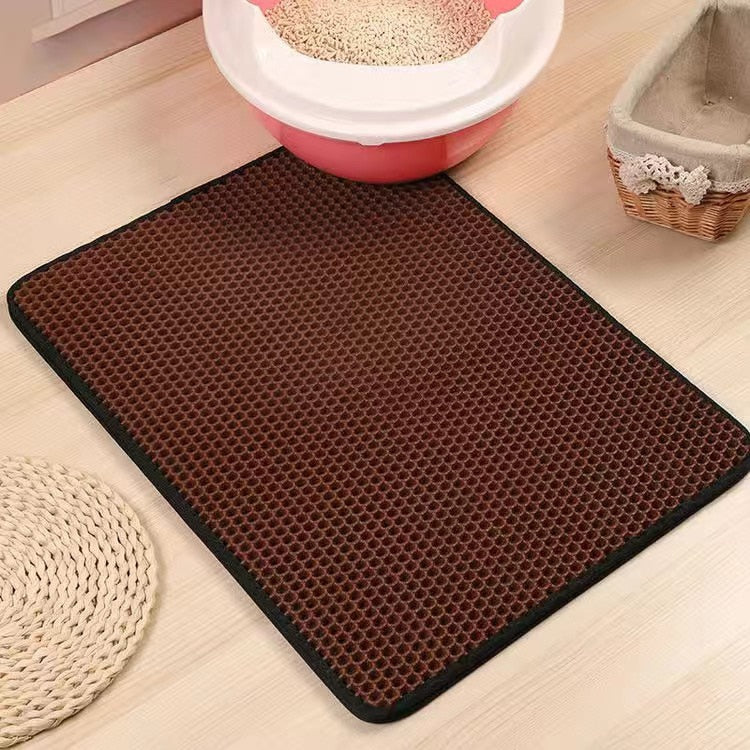 Cat Litter Mat With Waterproof Double Layer