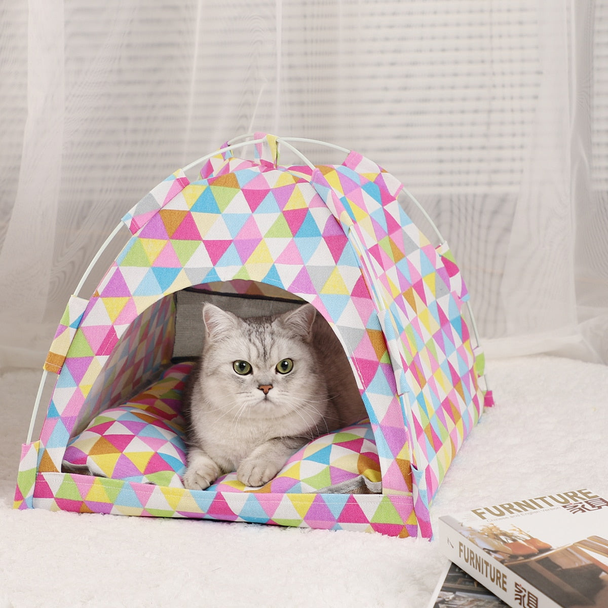 Pet Houses w Cushion