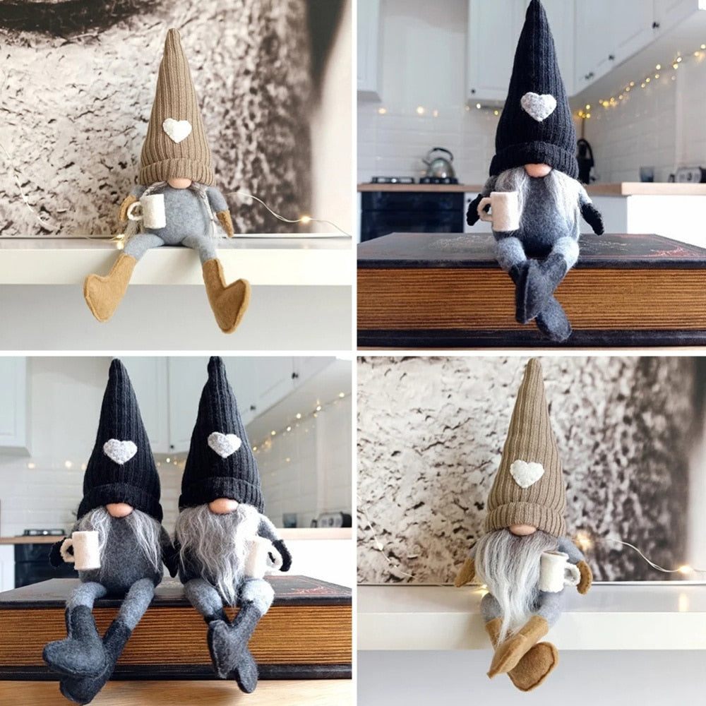 Coffee Gnome Dolls - Farmhouse Kitchen Decorations