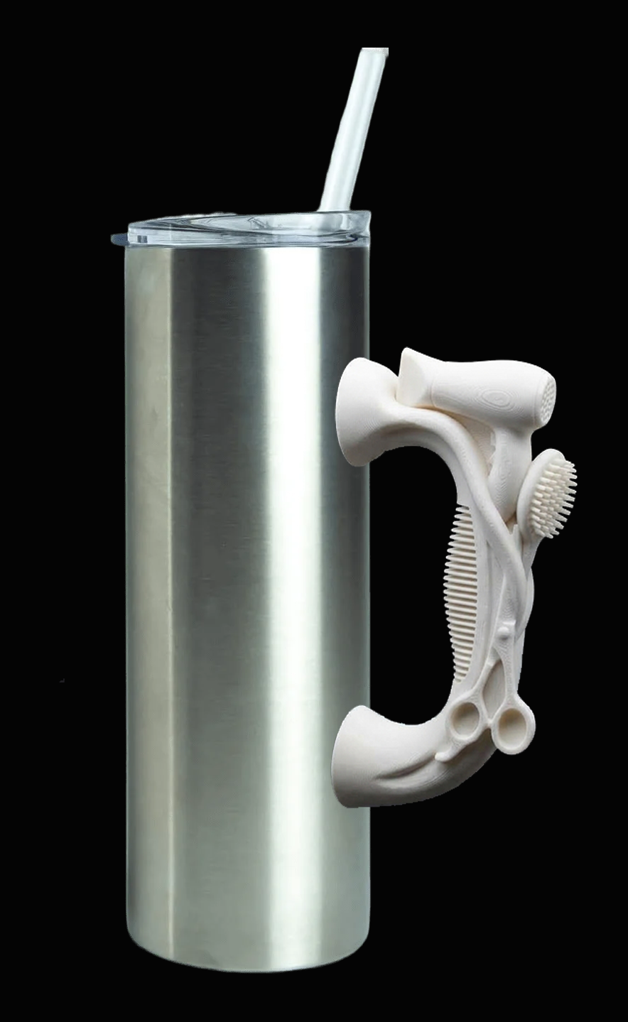 3D Printed Tumbler Handles - Multiple Designs - Salon Series
