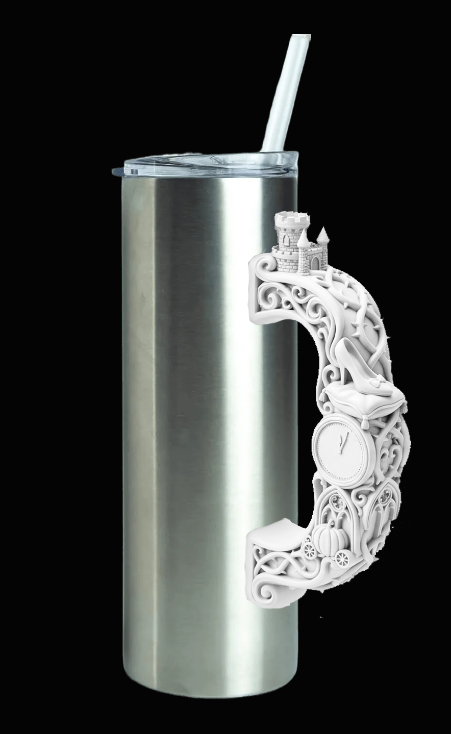 3D Printed Tumbler Handles - Multiple Designs - Series 3