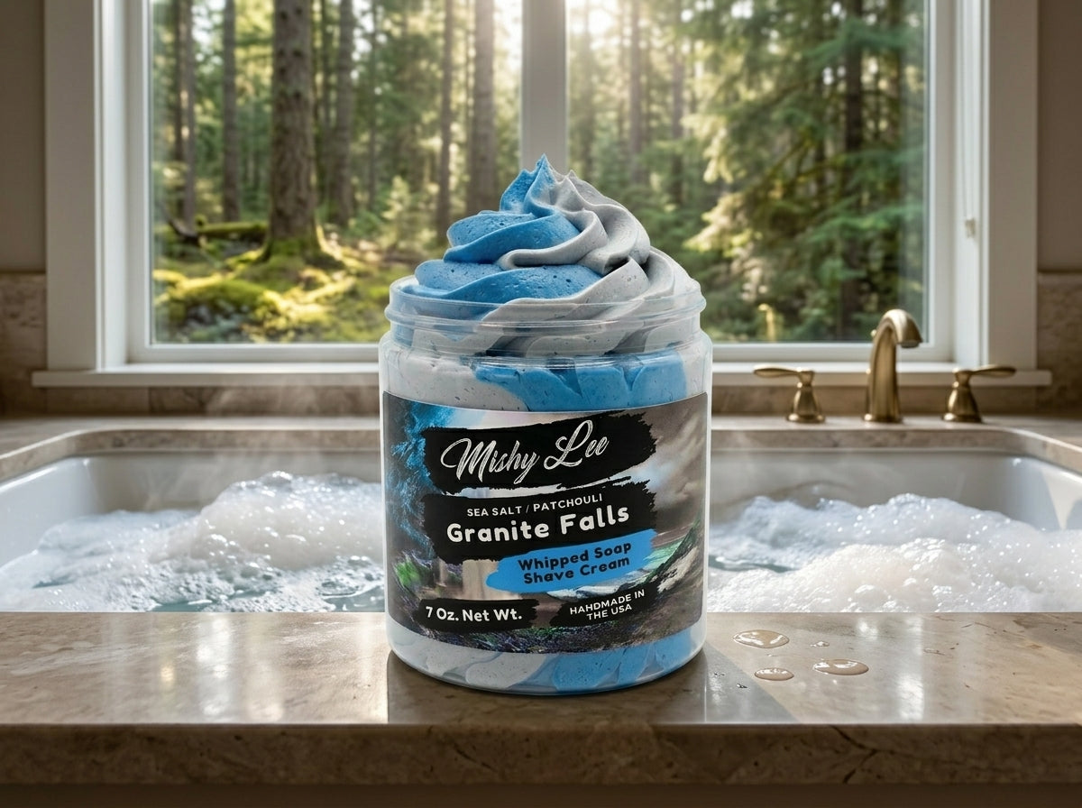 Granite Falls Whipped Soap and Shave Cream