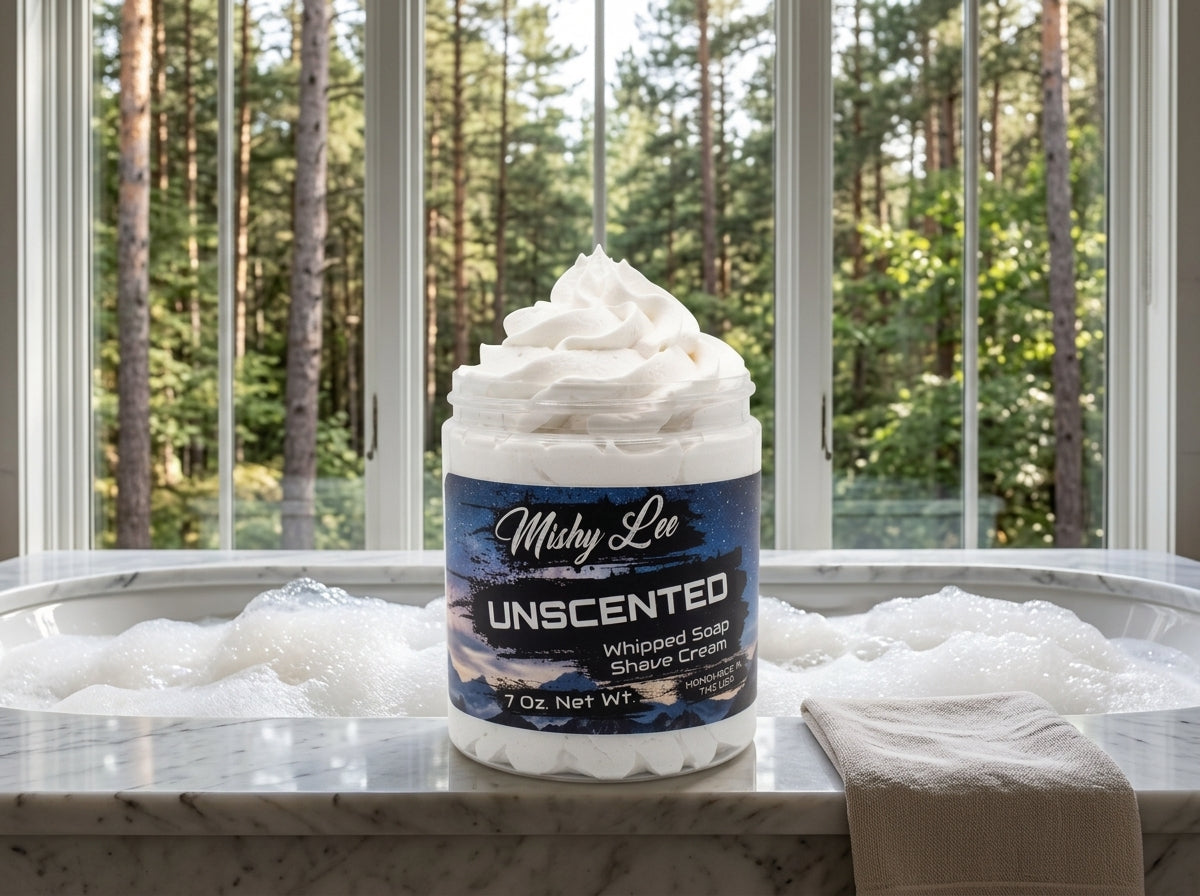 Unscented Whipped Soap and Shave Cream