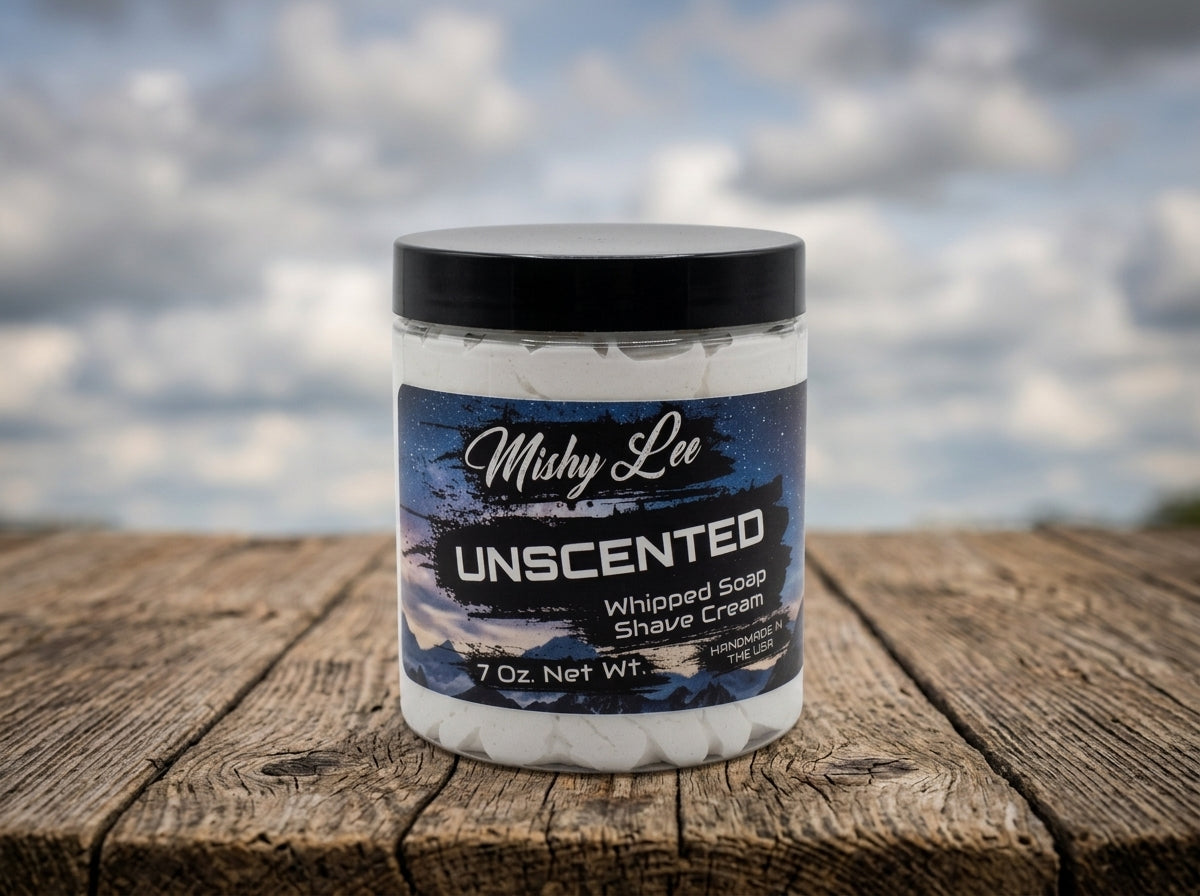 Unscented Whipped Soap and Shave Cream