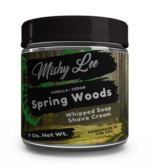 Spring Woods Whipped Soap and Shave - 7 Oz.